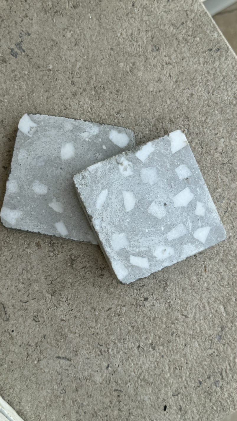 Gray Terrazzo Coasters