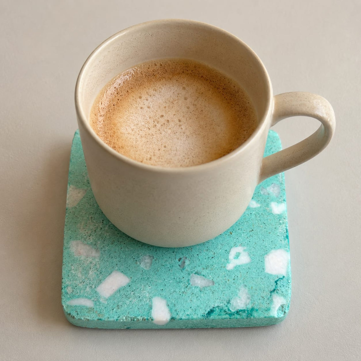 Mint Green Terrazzo Coasters