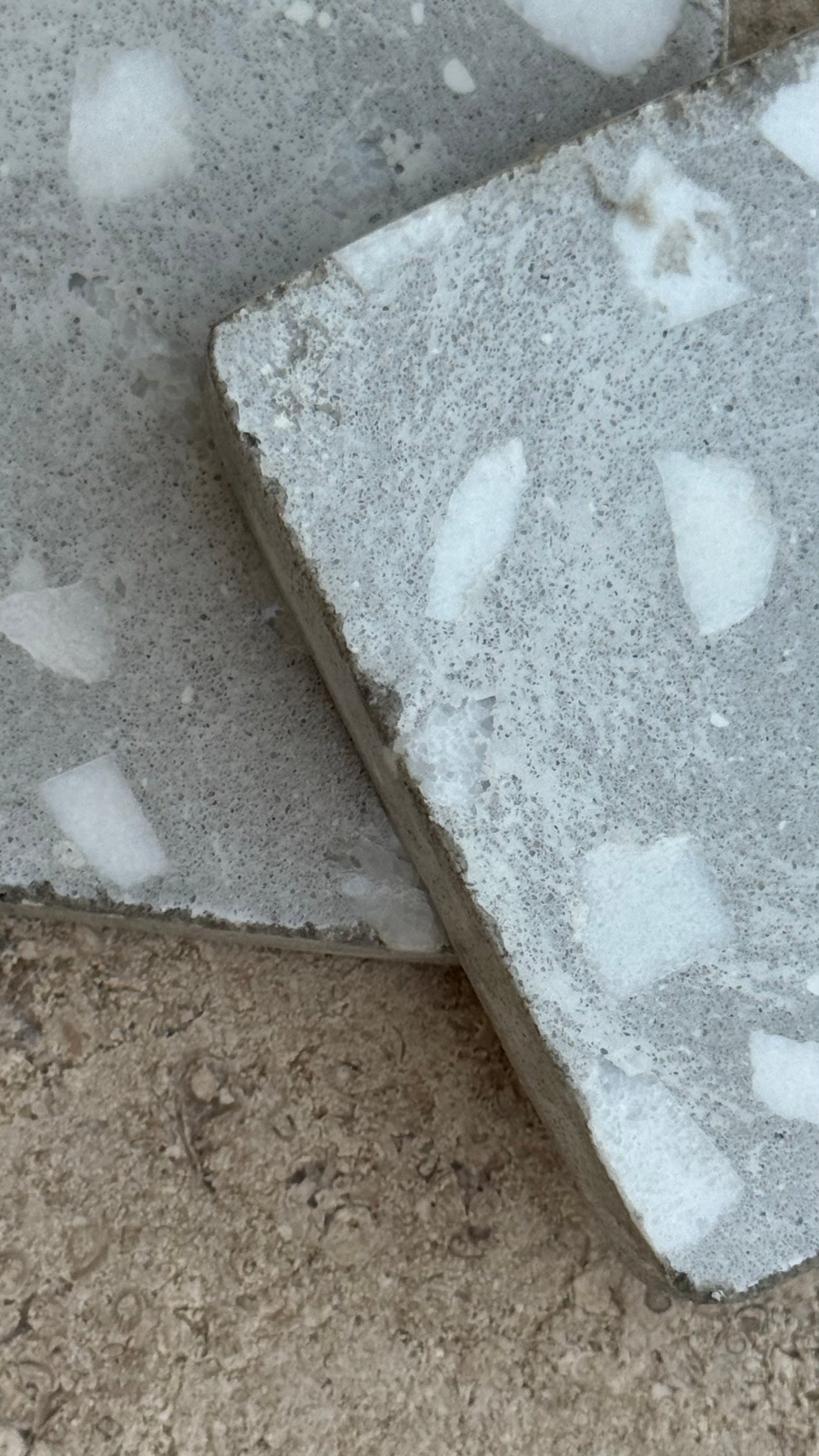 Gray Terrazzo Coasters