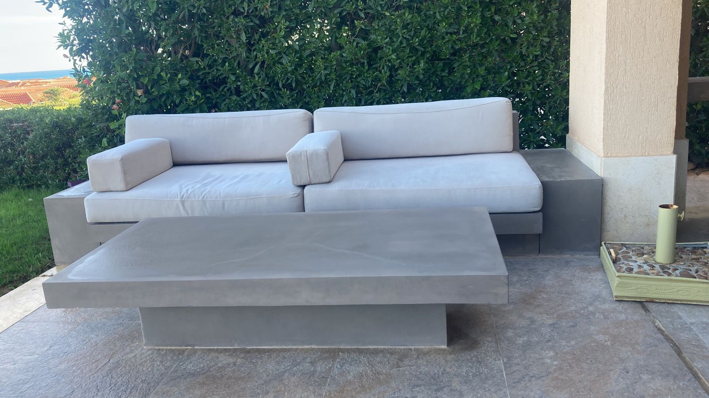 Concrete Modular Couch