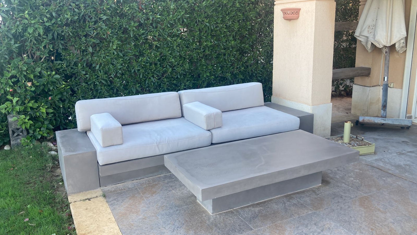 Concrete Modular Couch