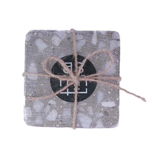 Gray Terrazzo Coasters