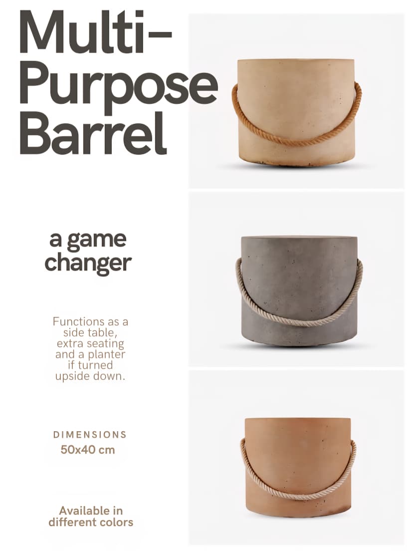 Multi-Purpose Barrel